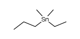 ethyl-dimethyl-propyl stannane Structure