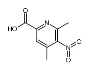 4,6-dimethyl-5-nitro-pyridine-2-carboxylic acid Structure