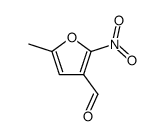 3-Furancarboxaldehyde, 5-methyl-2-nitro- (9CI)结构式