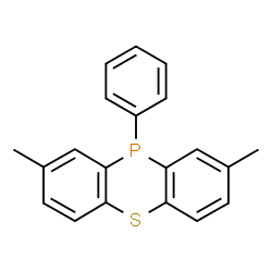 2,8-Dimethyl-10-phenyl-10H-phenothiaphosphine Structure