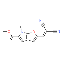 6H-Furo[2,3-b]pyrrole-5-carboxylic acid,2-(2,2-dicyanoethenyl)-6-methyl-,methyl ester structure