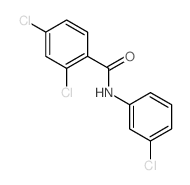 Benzamide,2,4-dichloro-N-(3-chlorophenyl)-结构式