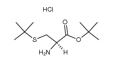 S-tert-Butyl-L-cysteine tert-Butyl Ester Hydrochloride Structure