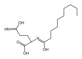 N2-Decanoyl-L-glutamine Structure