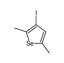 3-iodo-2,5-dimethylselenophene结构式