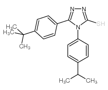 5-[4-(TERT-BUTYL)PHENYL]-4-(4-ISOPROPYLPHENYL)-4H-1,2,4-TRIAZOLE-3-THIOL picture