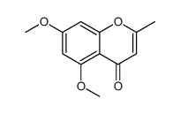 5,7-DIMETHOXY-2-METHYL-CHROMEN-4-ONE结构式
