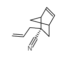 Bicyclo[2.2.1]hept-5-ene-2-carbonitrile,2-(2-propen-1-yl)-, (1R,2R,4R)-rel- Structure