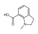 7-carboxy-N-methylindoline Structure