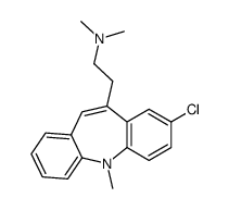 8-Chloro-10-[2-(dimethylamino)ethyl]-5-methyl-5H-dibenz[b,f]azepine structure