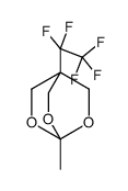 1-methyl-4-(1,1,2,2,2-pentafluoroethyl)-2,6,7-trioxabicyclo[2.2.2]octane Structure