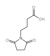 4-(2,5-二氧代-1-吡咯烷)-丁酸结构式