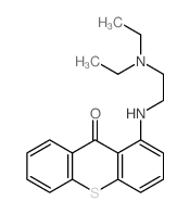 9H-Thioxanthen-9-one,1-[[2-(diethylamino)ethyl]amino]- structure