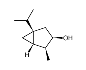 [1R(1alpha,3alpha,4alpha,5alpha)]-4-methyl-1-(1-methylethyl)bicyclo[3.1.0]hexan-3-ol结构式