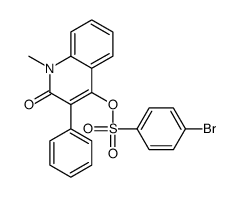 (1-methyl-2-oxo-3-phenylquinolin-4-yl) 4-bromobenzenesulfonate Structure