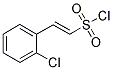 2-(2-CHLOROPHENYL) ETHENESULFONYL CHLORIDE Structure