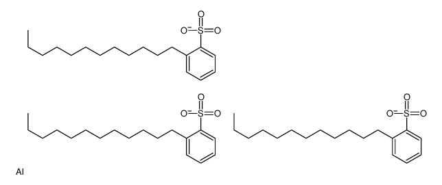 aluminum,2-dodecylbenzenesulfonate Structure