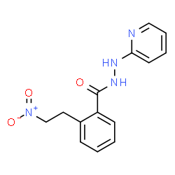 2-(2-NITROETHYL)-N'-(2-PYRIDINYL)BENZENECARBOHYDRAZIDE结构式