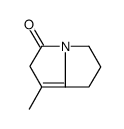 3H-Pyrrolizin-3-one,2,5,6,7-tetrahydro-1-methyl-(9CI) Structure