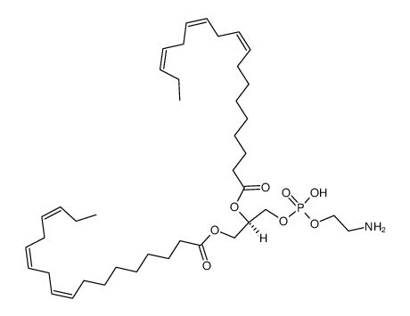 1,2-Di-O-linolenoyl-sn-glycerin-3-O-phosphoryl-ethanolamin结构式