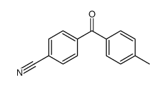 4-(4-methylbenzoyl)benzonitrile结构式