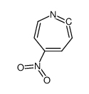 4-nitro-1-azacyclohepta-2,4,6,7-tetraene Structure