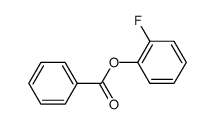 benzoic acid 2-fluorophenyl ester Structure