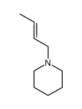 (E)-N-But-2-enylpiperidine结构式