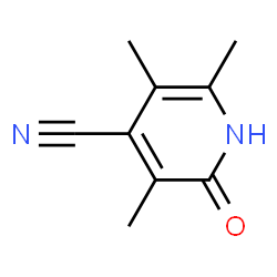 4-Pyridinecarbonitrile,1,2-dihydro-3,5,6-trimethyl-2-oxo- Structure