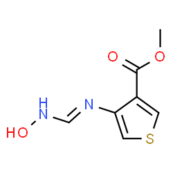 3-Thiophenecarboxylicacid,4-[[(hydroxyamino)methylene]amino]-,methylester(9CI) picture