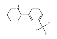 2-[3-(Trifluoromethyl)phenyl]piperidine结构式