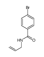 N-allyl-4-bromobenzamide Structure