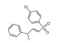 p-Chlorphenyl-3-phenyl-1-butenyl-sulfon Structure