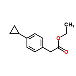 Ethyl (4-cyclopropylphenyl)acetate Structure