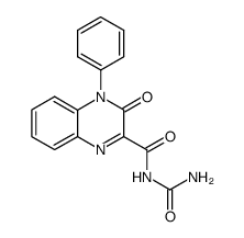 (3-oxo-4-phenyl-3,4-dihydro-quinoxaline-2-carbonyl)-urea结构式