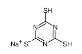 monosodium salt of trimercapto-s-triazine Structure