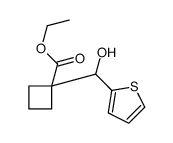 ethyl 1-[hydroxy(thiophen-2-yl)methyl]cyclobutane-1-carboxylate Structure