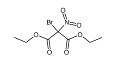 bromo-nitro-malonic acid diethyl ester Structure