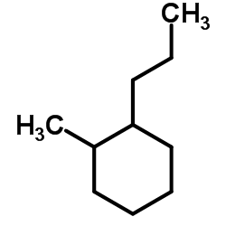 反式-1-甲基-2-丙基环己烷结构式