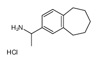 1-(6,7,8,9-tetrahydro-5H-benzo[7]annulen-3-yl)ethylazanium,chloride结构式