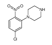 1-(5-chloro-2-nitrophenyl)piperazine Structure