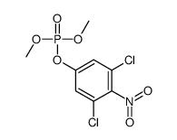 (3,5-dichloro-4-nitrophenyl) dimethyl phosphate Structure