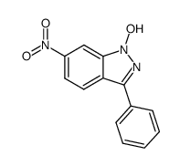 6-nitro-3-phenyl-1H-indazol-1-ol结构式