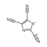 2-diazoimidazole-4,5-dicarbonitrile Structure