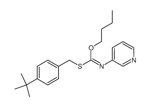 O-Butyl S-((4-(1,1-dimethylethyl)phenyl)methyl) 3-pyridinylcarbonimidothioate picture