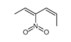 3-nitrohexa-2,4-diene Structure