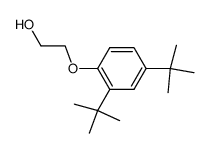 2-(2,4-di-tert-butyl-phenoxy)-ethanol结构式