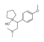 2-(1-hydroxysilolan-1-yl)-2-(4-methoxyphenyl)-N,N-dimethylethanamine Structure