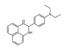 4-(2,3-dihydro-1H-perimidin-2-yl)-N,N-diethylaniline Structure