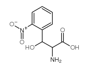 (2S)-2-amino-3-hydroxy-3-(2-nitrophenyl)propanoic acid Structure